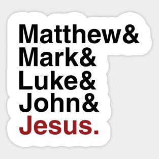 Jesus and the Gospels Sticker